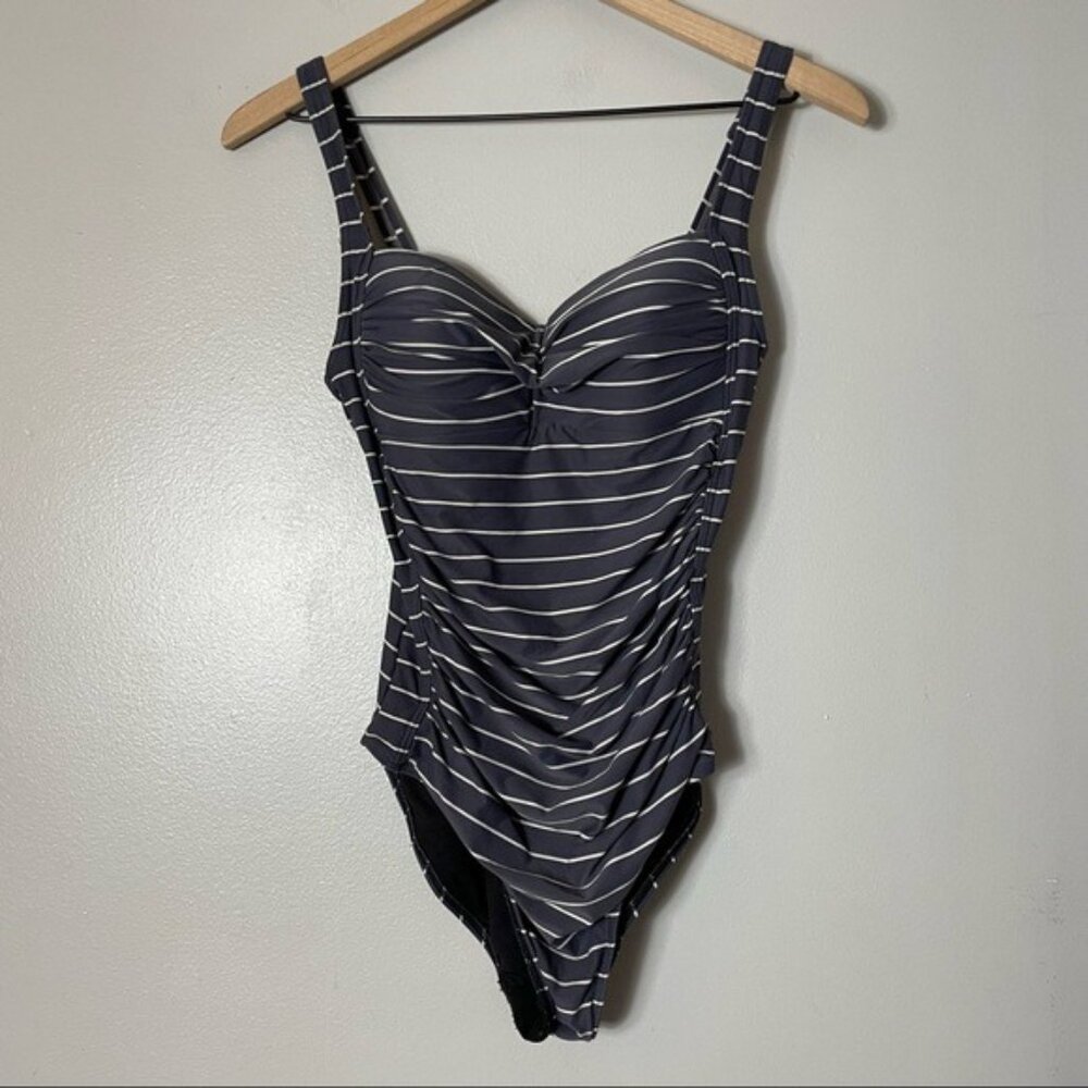 Bond-eye Australia One Piece Striped Bathing Suit
